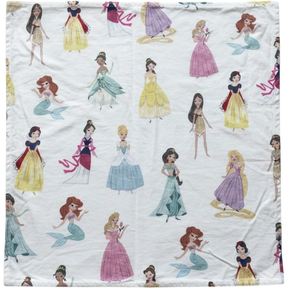 Pottery Barn Kids Disney Princess Sheet Set Full 4 Pillowcases Organic Retired